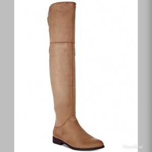 XOXO Travis Over-The-Knee Boots Knee High Taupe